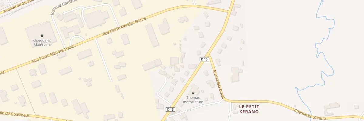 Plan du 9008 Rue de Penvern à Paimpol