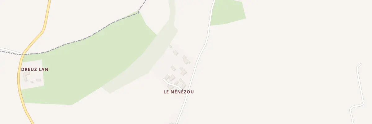 Plan du 5192 Le Nenezou à Trévérec
