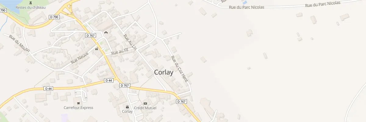 Plan du 9 Rue du Coz Hent à Corlay