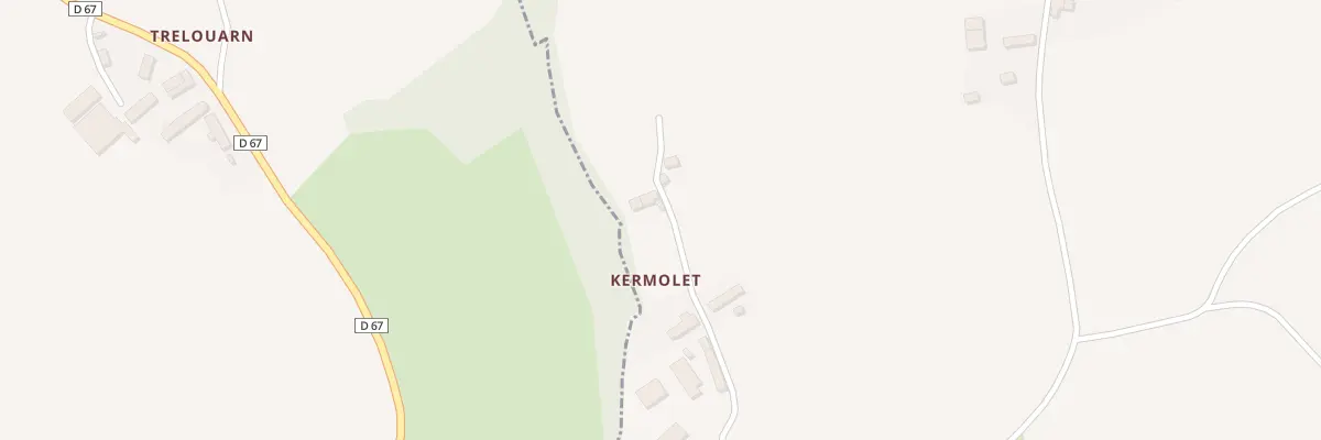 Plan du 5048 Kermolet à Trévérec