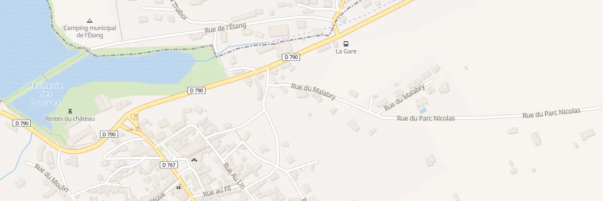 Plan du 2 Rue du Malabry à Corlay