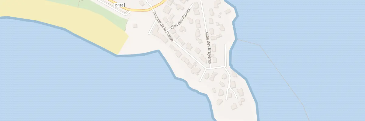 Plan du 22 Av de la Pointe à Carnac