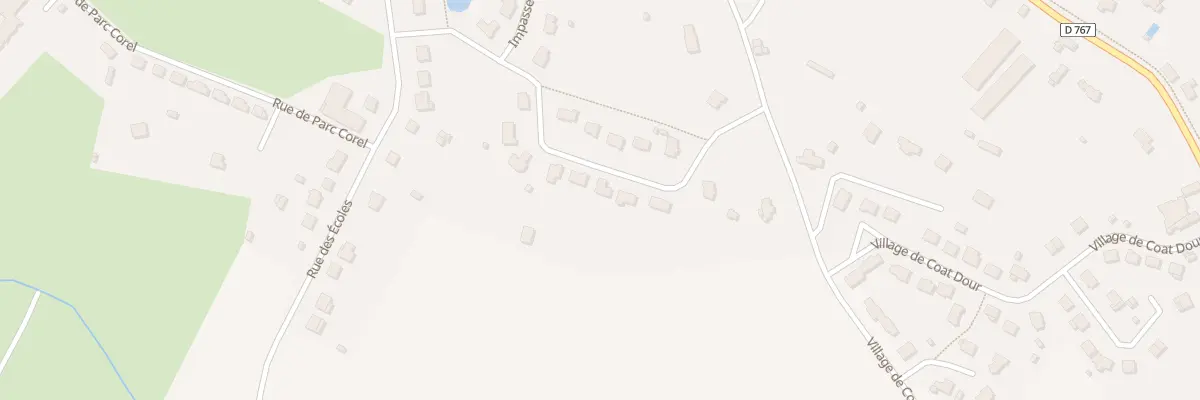 Plan du 12 Rue du Parc Trihorn à Corlay