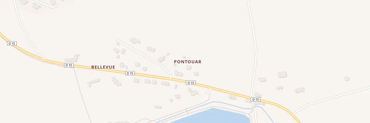 Plan du 4 Le Pontoir à Cléguérec