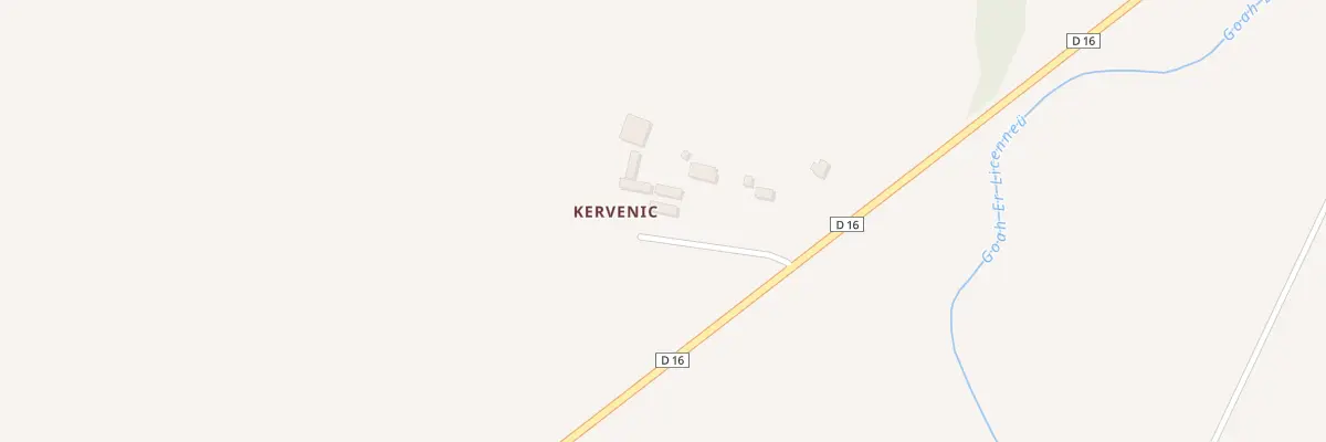 Plan du 5248 Kervenic à Pluvigner