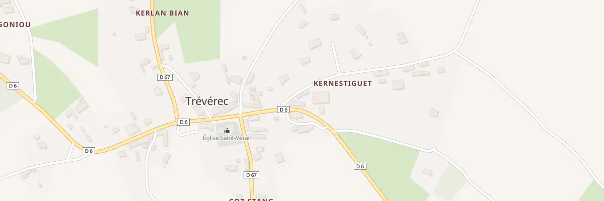 Plan du 2 Rue Saint Véran à Trévérec