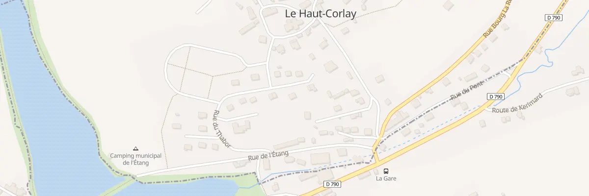 Plan du 2 Imp du Thabor au Haut-Corlay