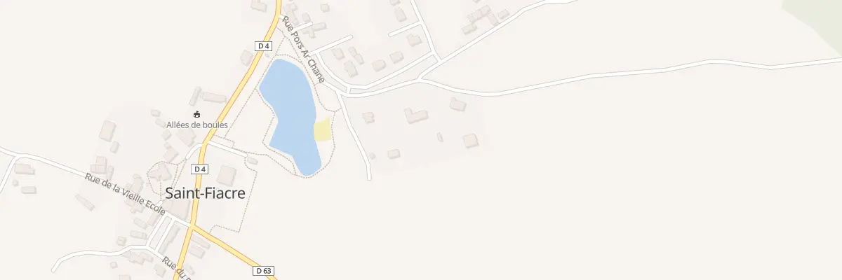 Plan du 256 Rue de Pors Chane à Saint-Fiacre