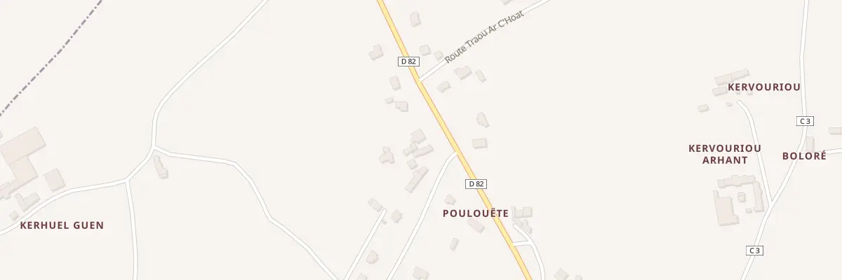 Plan du 11 Le Calvaire à Yvias