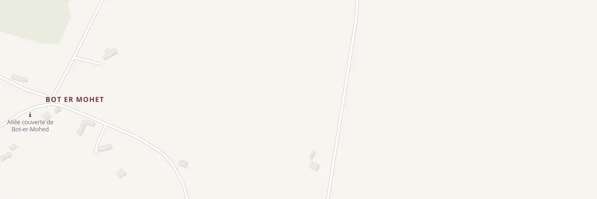 Plan du 1 Bot Er Moet d’En Bas à Cléguérec