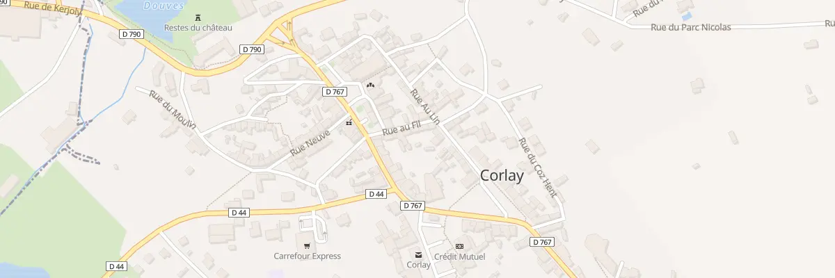 Plan du 8 Rue au Fil à Corlay