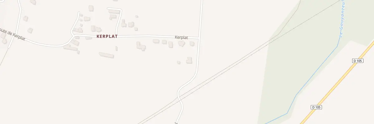 Plan du 42 Vge de Kerplat à Ploemel
