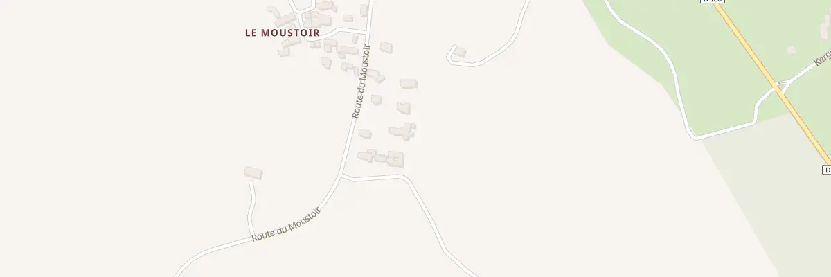Plan du 86 Rte du Moustoir à Carnac
