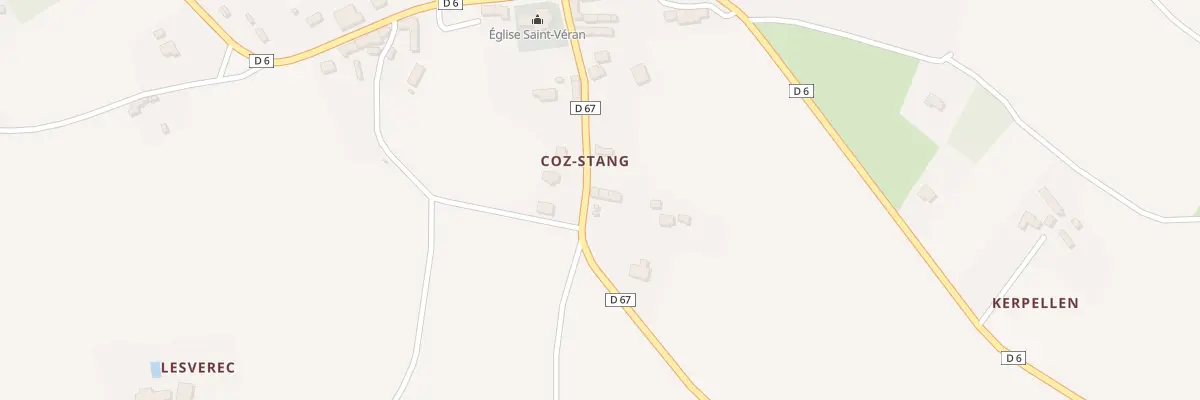 Plan du 5081 Le Coz Stang à Trévérec