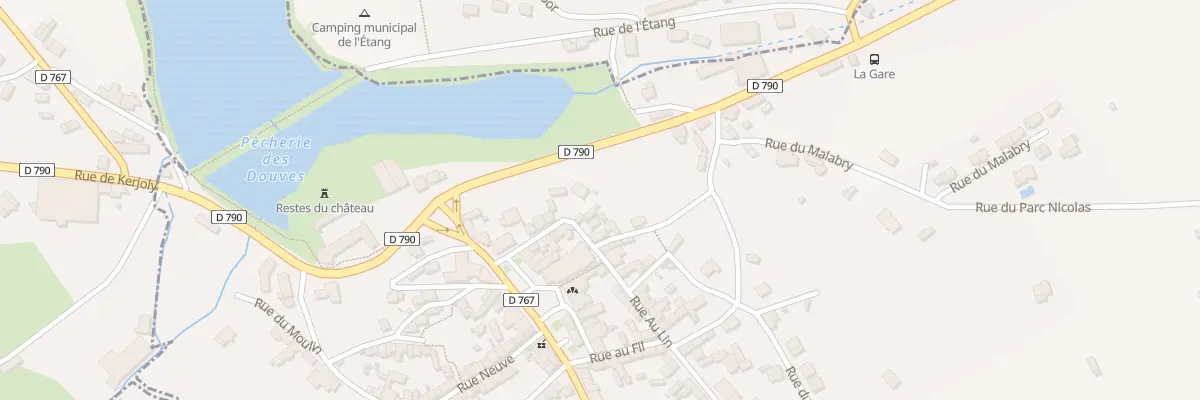 Plan du 1 Rue au Lin à Corlay