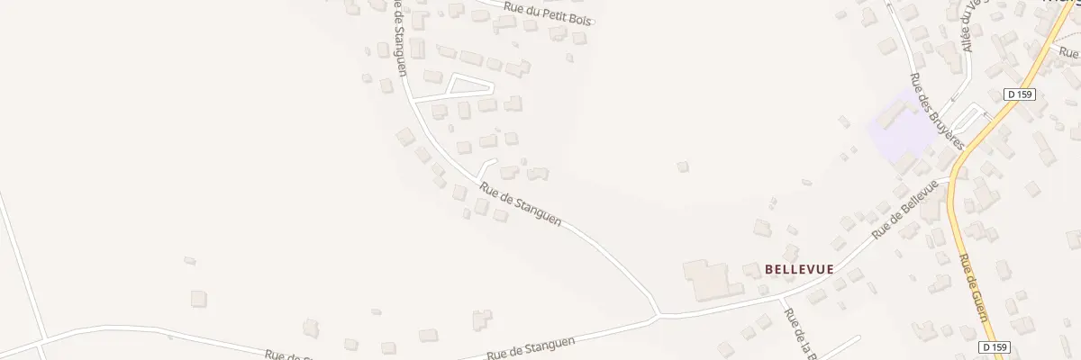 Plan du 9 Rue de Stanguen à Malguénac