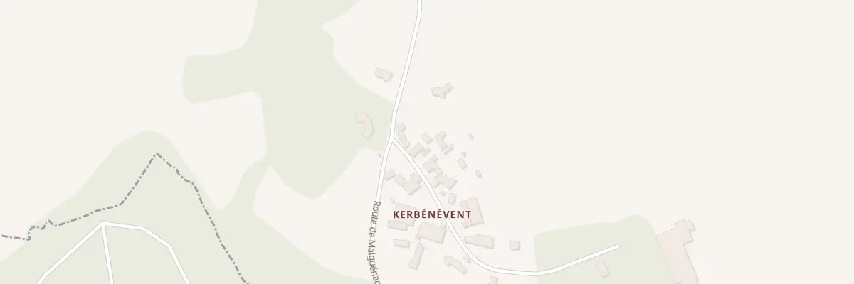 Plan du 5 Kerbenevent à Malguénac