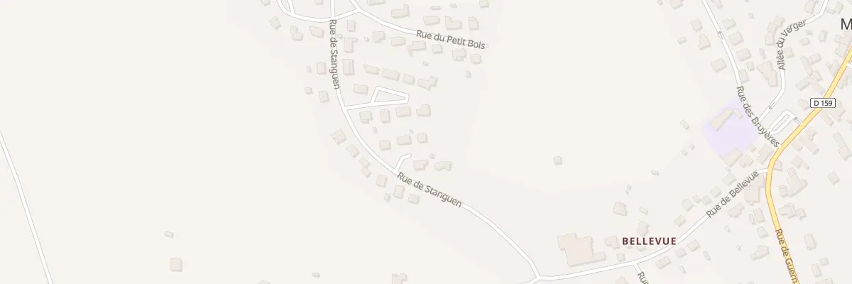 Plan du 5 Rue de la Lande à Malguénac