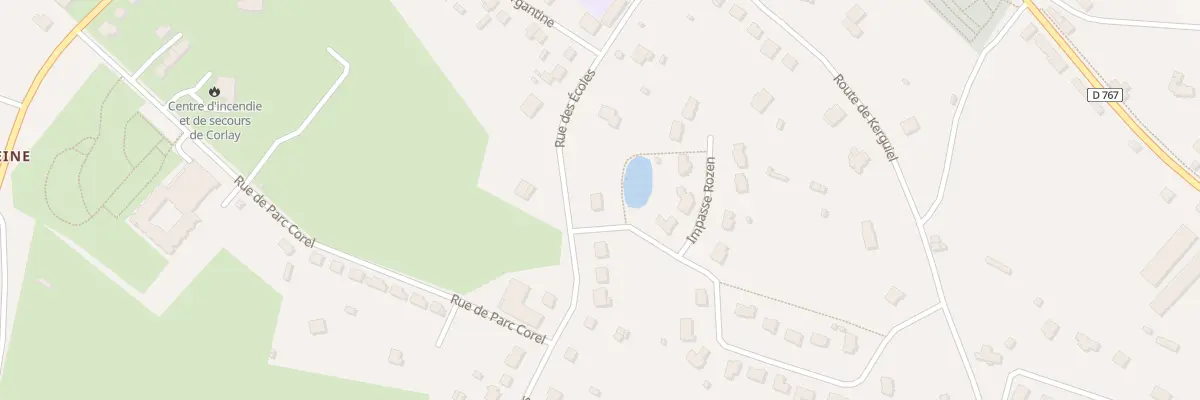 Plan du 5 Rue des Ecoles à Corlay