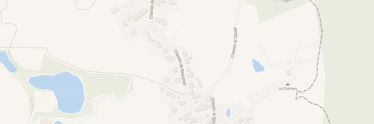 Plan du 82 Che de Beaumer à Carnac