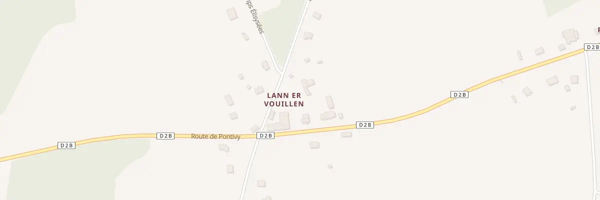 Plan du 7 Rte de Pontivy à Guern