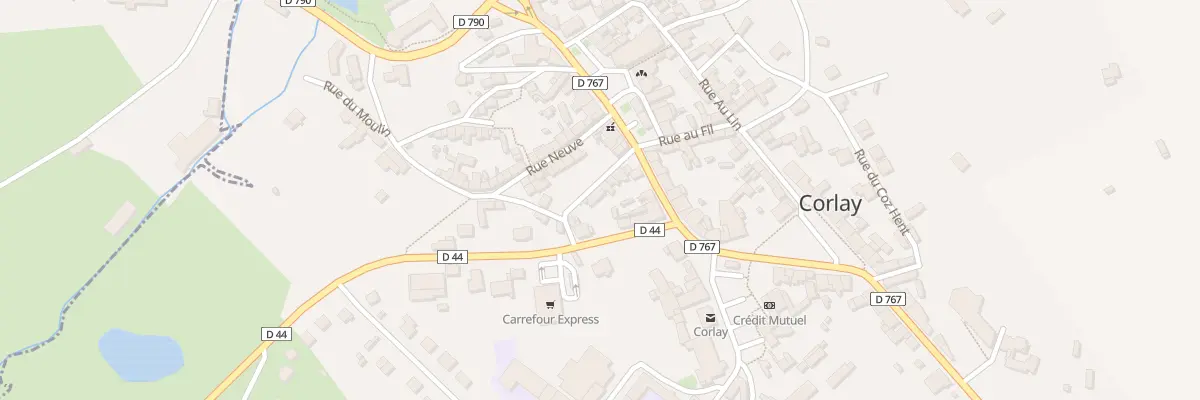 Plan du 7 Rue de la Madeleine à Corlay