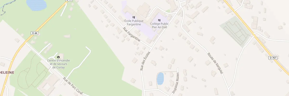 Plan du 6 Rue des Ecoles à Corlay