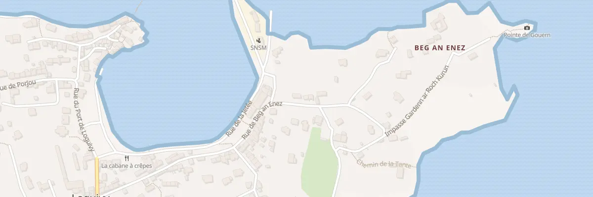 Plan du 1 Rue de Beg Ar Enez à Ploubazlanec