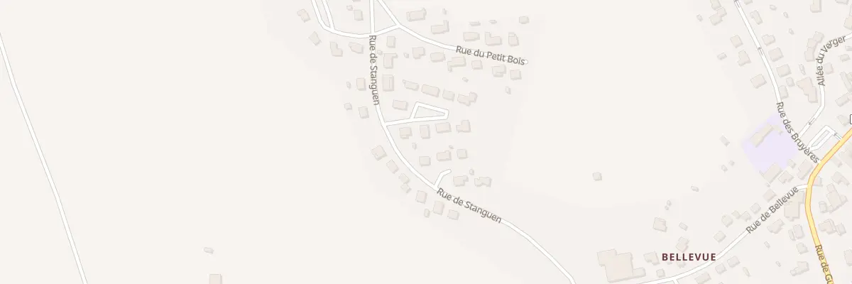 Plan du 4 Rue des Korrigans à Malguénac