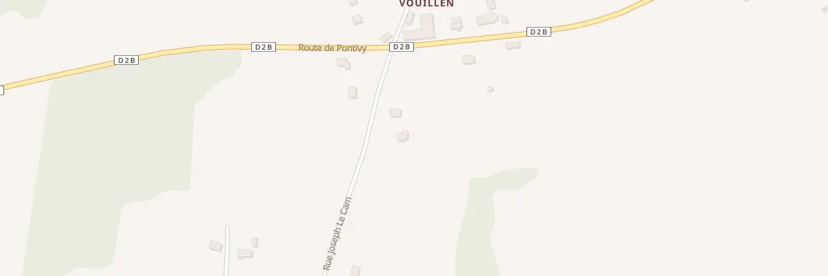 Plan du 3 Rte de Quelven à Guern