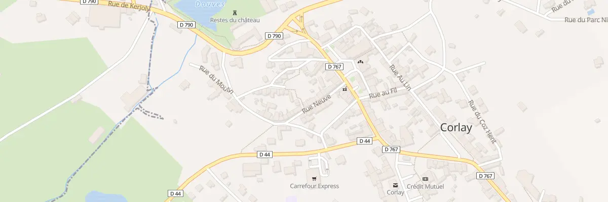 Plan du 14 Rue Neuve à Corlay