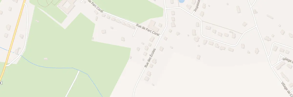 Plan du 20 Rue des Ecoles à Corlay