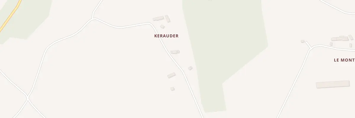 Plan du 4 Kerauder à Senven-Léhart