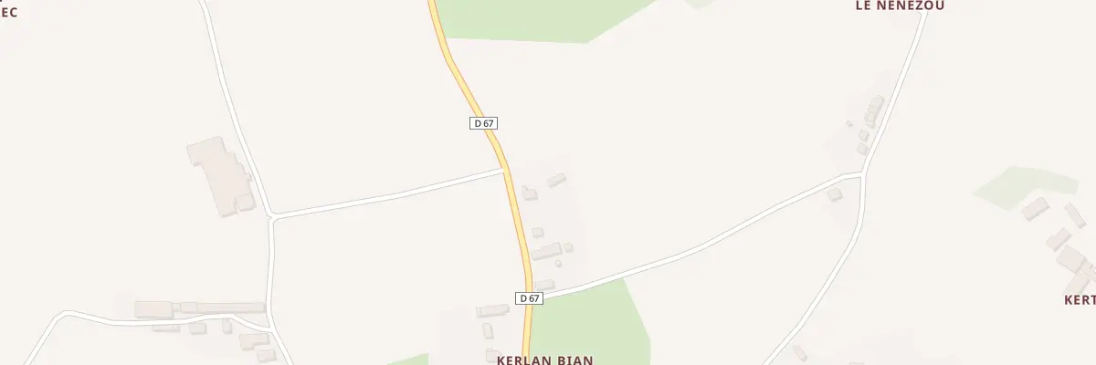 Plan du 5018 Kerlan Bian à Trévérec
