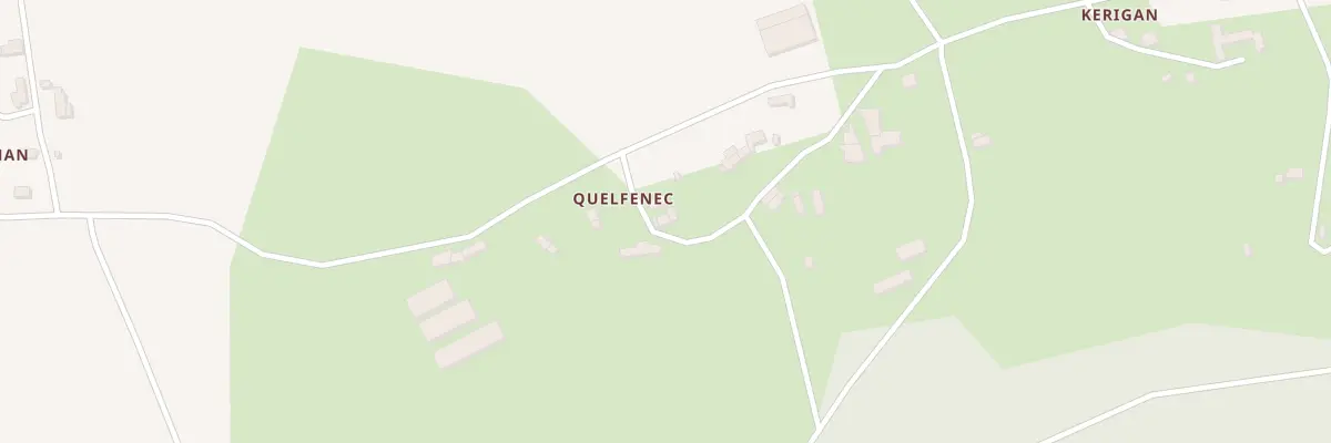 Plan du 3 Quelfenec à Plussulien