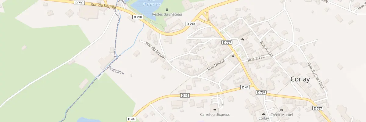 Plan du 11 Rue du Colombier à Corlay