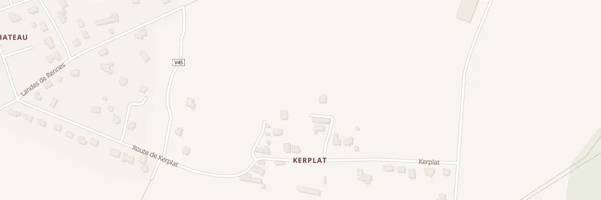 Plan du 33B Kerplat à Ploemel