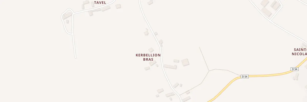 Plan du 7 Kerbellion Bras à Gommenec’h