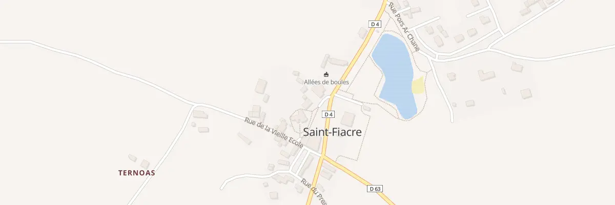 Plan du 53 Rue de l’Eglise à Saint-Fiacre