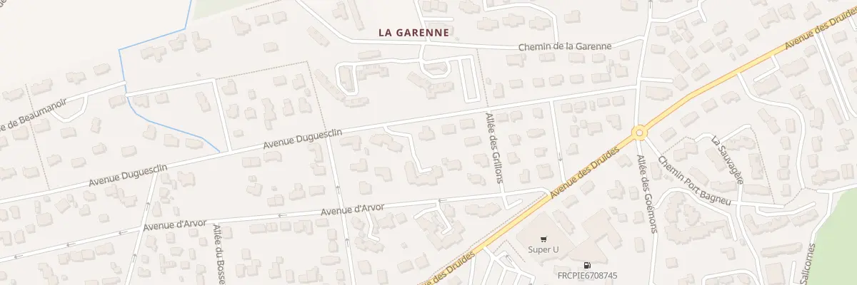Plan du 19 Av Duguesclin à Carnac