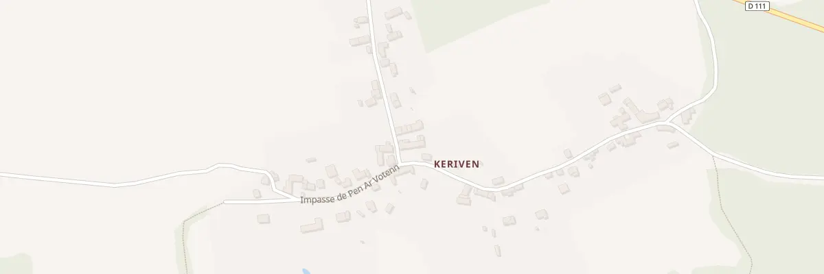 Plan du 28 Keriven à Caurel