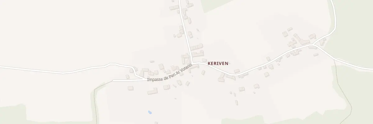 Plan du 27 Keriven à Caurel