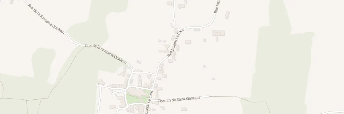 Plan du 13 Rue Joseph Le Cam à Guern
