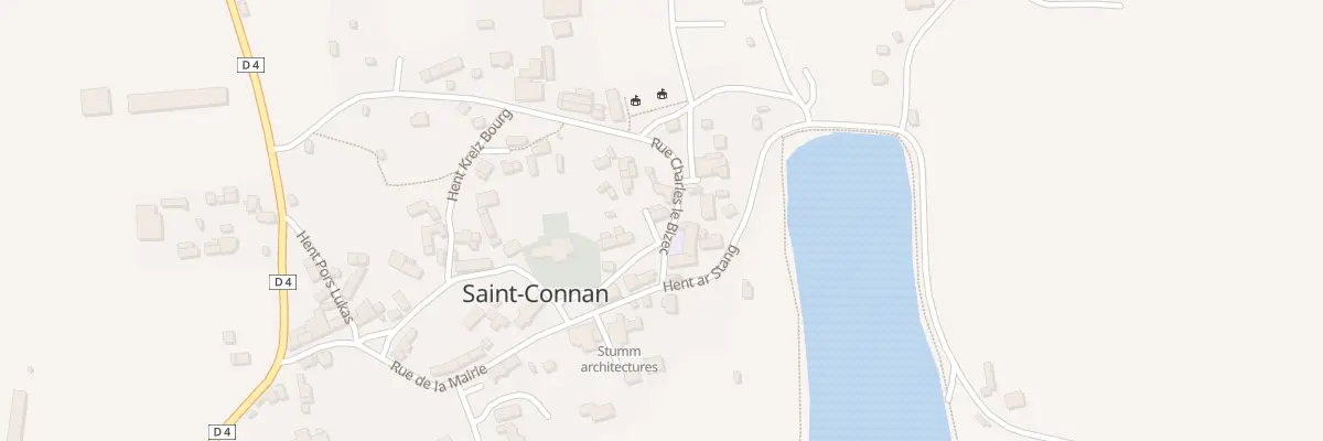 Plan du 1 Rue Charles le Bizec à Saint-Connan