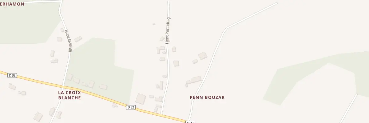 Plan du 21 La Croix Blanche à Pommerit-le-Vicomte
