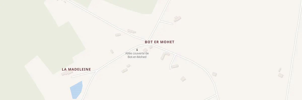 Plan du 5020 Bot Er Mohet à Cléguérec