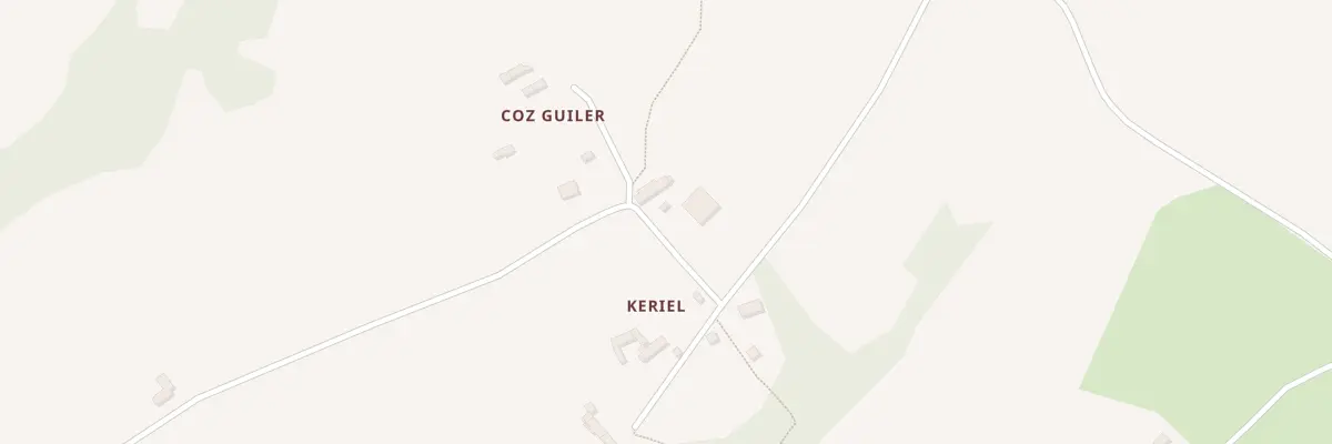 Plan du 2 Keryel à Lanrodec