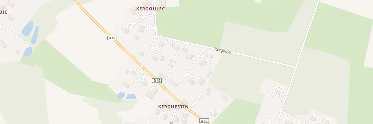 Plan du 10 Kergoulec à Landaul