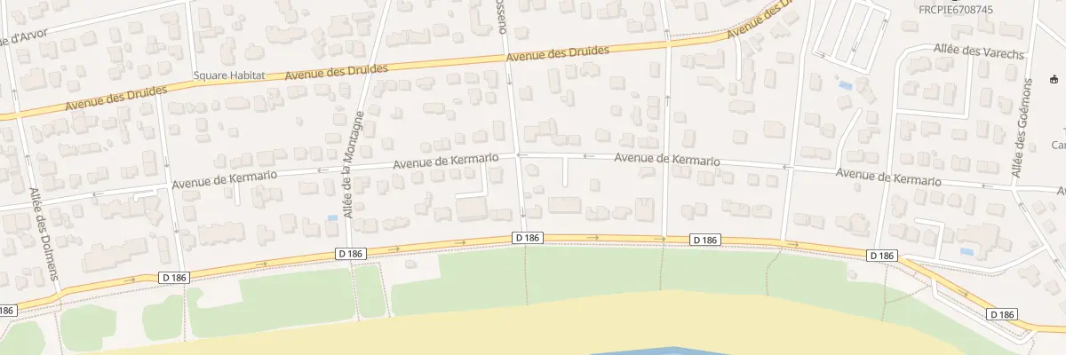 Plan du 78 Av de Kermario à Carnac