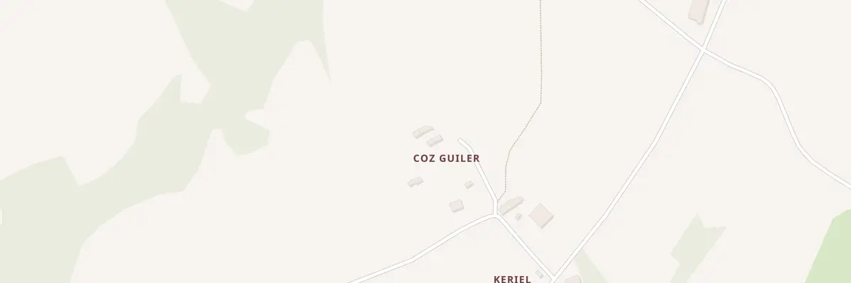 Plan du 5293 Coz Guiller à Lanrodec